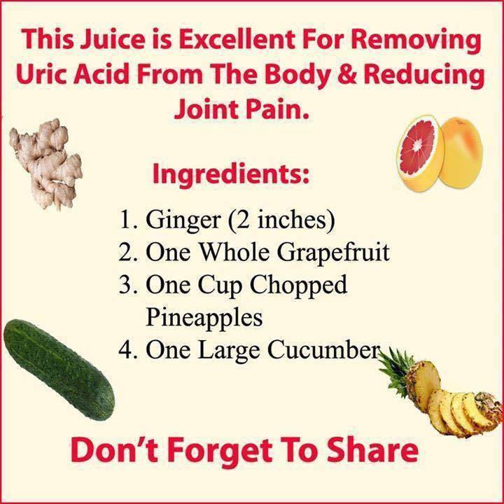 This Juice is Excellent For Removing Uric Acid From The Body & Reducing Joint Pain