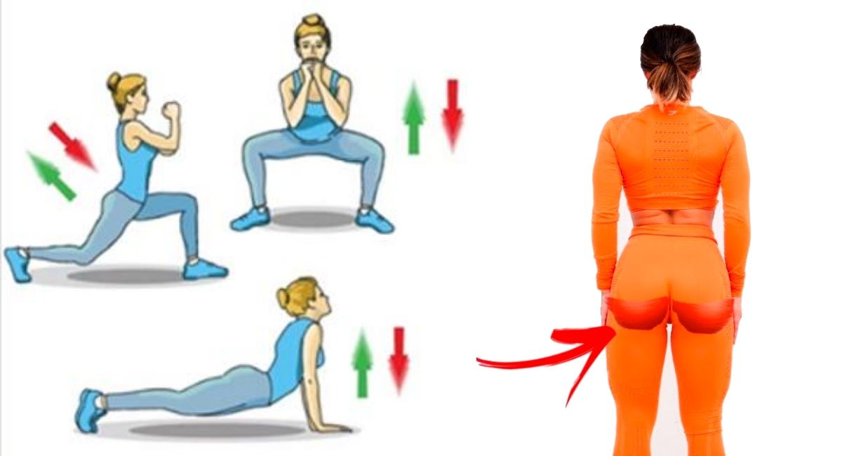 5 easy exercises to have firm buttocks