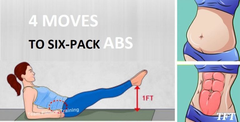 4 SIMPLE, BUT VERY EFFECTIVE EXERCISES TO GET STUNNING ABS IN 8 MINUTES