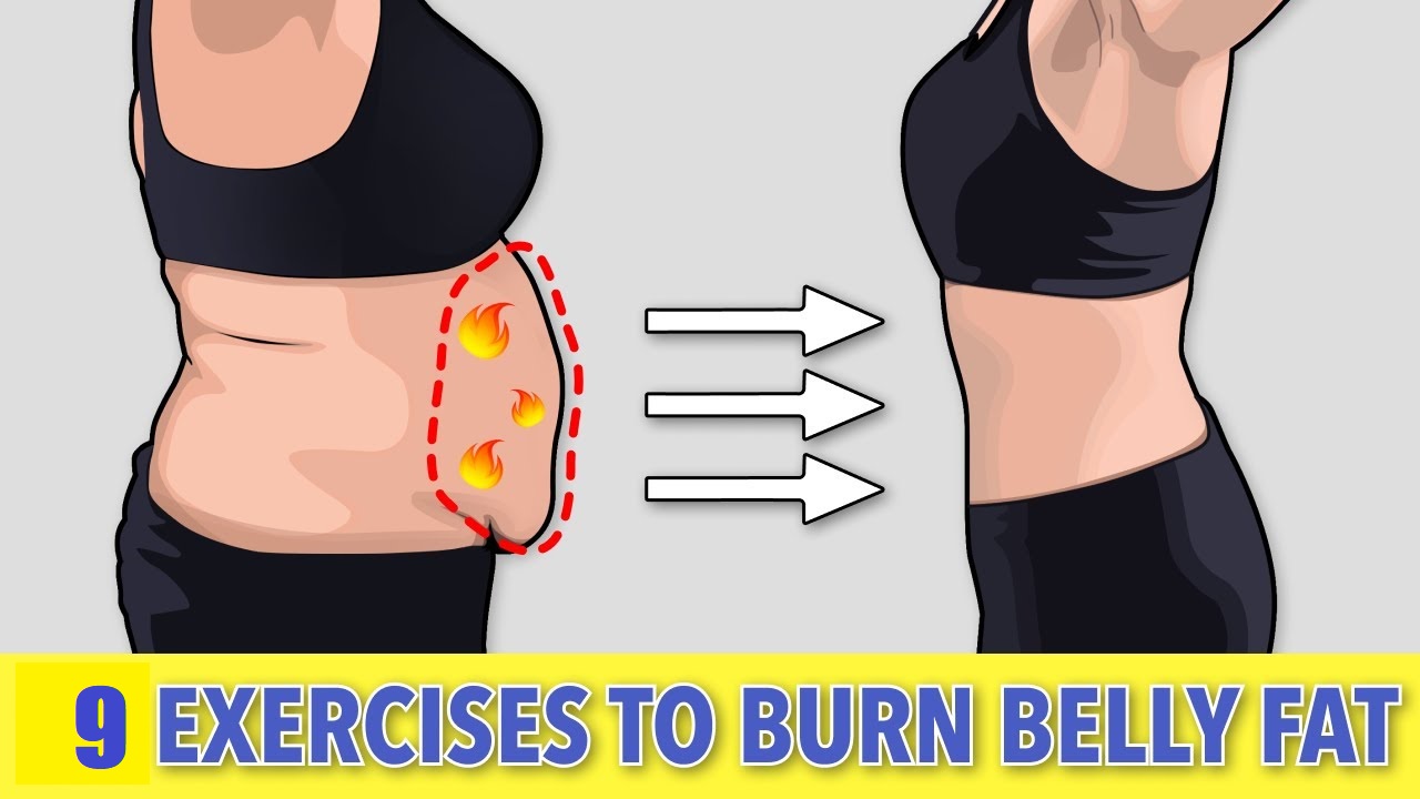 9 EXERCISES TO BURN ABDOMINAL FAT IN 14 DAYS